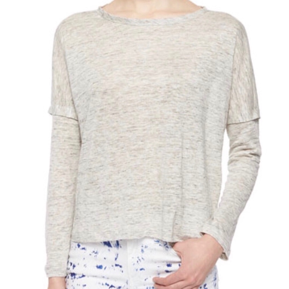 Rag & bone linen top, size small